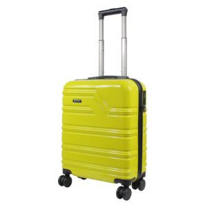 Rocklands Lightweight PC 4 Wheel Spinner Carry On Suitcase